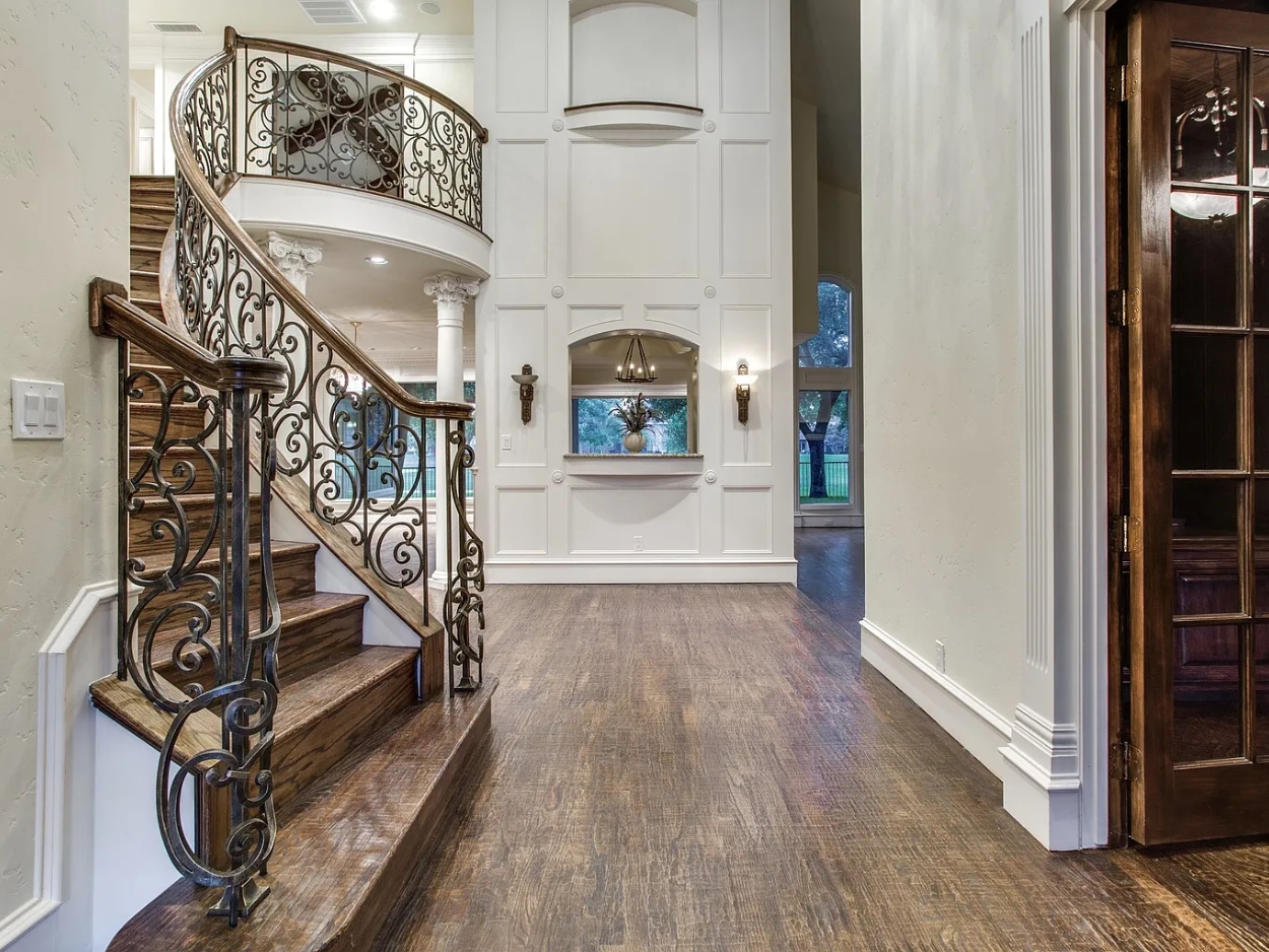 Iron & Wood Staircase